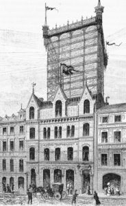 Telefontornet var Stockholms högsta byggnad och tusentals telefonrådar gick ut över staden från det.