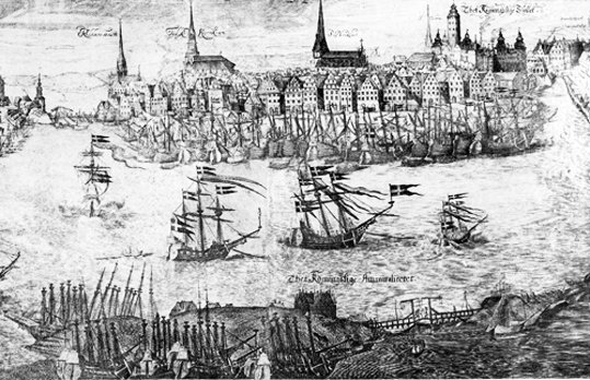 Stockholm, 1600-tal, gamla stan, blasieholmen, skeppsvarv